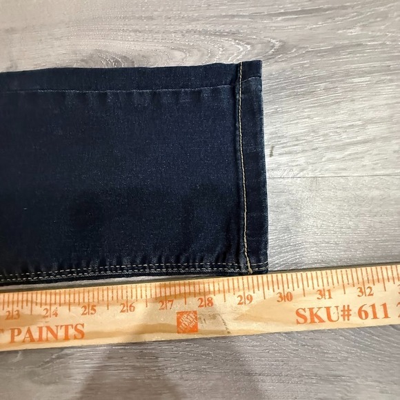 Massini Curvy Skinny Jeans Womens 4 Dark Blue Stretch Denim 27x29.5 - Picture 7 of 7
